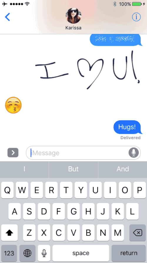 Mesajlar: Emoji yerleştirme ve Emoji öngörüleri
