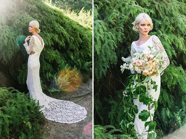 12. Шикарное и в то же время нежное платье, вдохновленное шекспировской Офелией