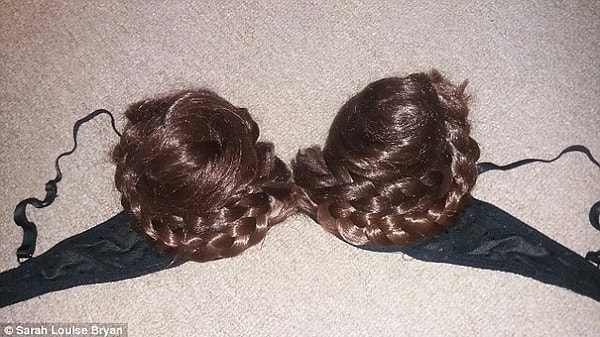 8. Кроме того, Сара пользовалась перчатками и маской для лица, чтобы волосы не попали ей в рот и глаза.