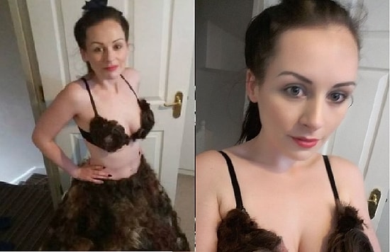 Как привлечь к себе внимание? Эта девушка шьет платья из лобковых волос!