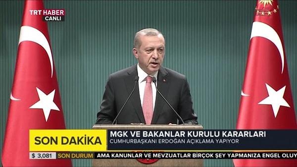 Cumhurbaşkanı Erdoğan'ın OHAL ilanı sırasında, kararın özgürlüklere karşı olmadığını ifade etmesi ne anlama geliyor?