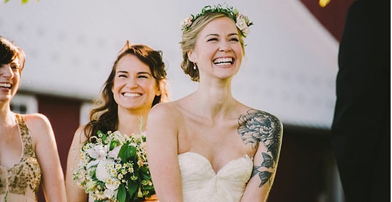 23 невесты, отправившиеся под венец с татуировками