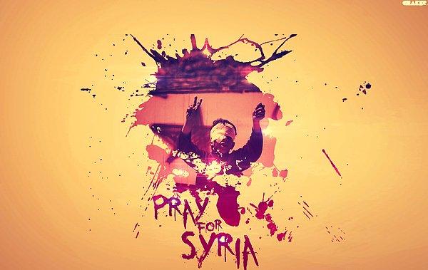 Sahada bunlar yaşanadursun, #PrayForSyria hashtag'i Twitter'ı tekrardan sardı.