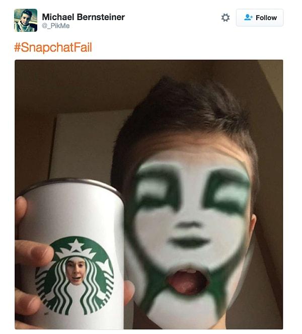 10. Starbucks bardağıyla yüz değiştirince Slipknot'un solistine dönen şanssız.