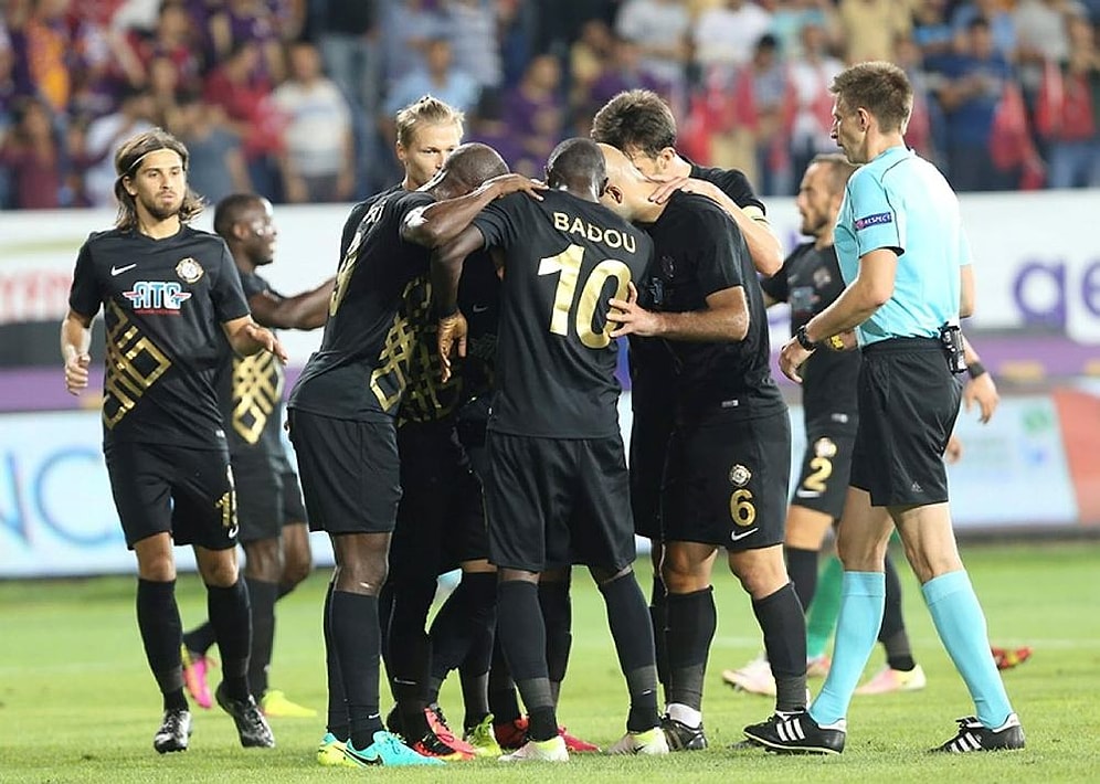 Osmanlıspor Avrupa'da Turu 5 Golle Geçti