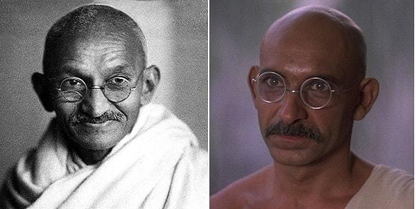 13. Mahatma Gandi rolünde Ben Kingsley - Gandhi, 1982