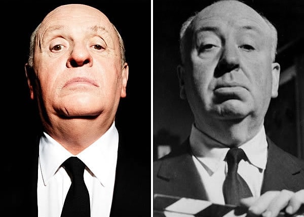 14. Энтони Хопкинс в роли Альфреда Хичкока в фильме "Хичкок"