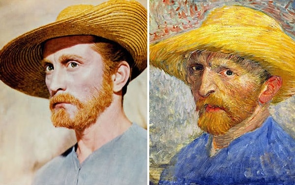 18. Кирк Дуглас в роли Винсента Виллема ван Гога в фильме "Жажда жизни"