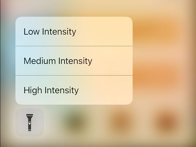 And the flashlight will have intensity settings!