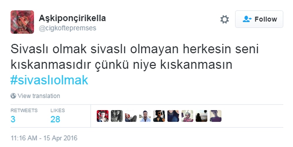 Twitter'da Sivaslılık ve Sivaslı Olmak Üzerine Atılmış 21 Eşsiz Tweet