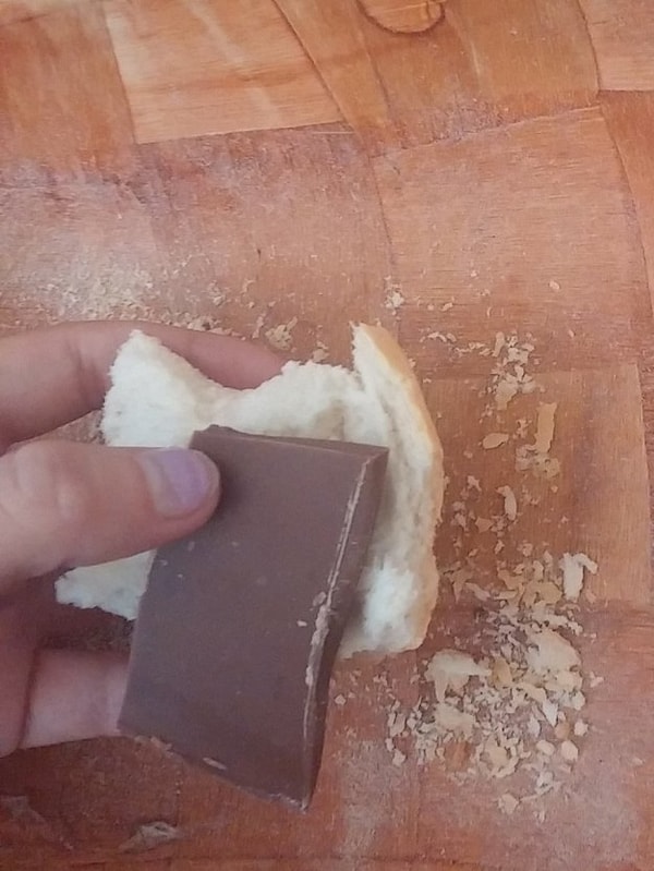 2. Шоколад с хлебом 👍: