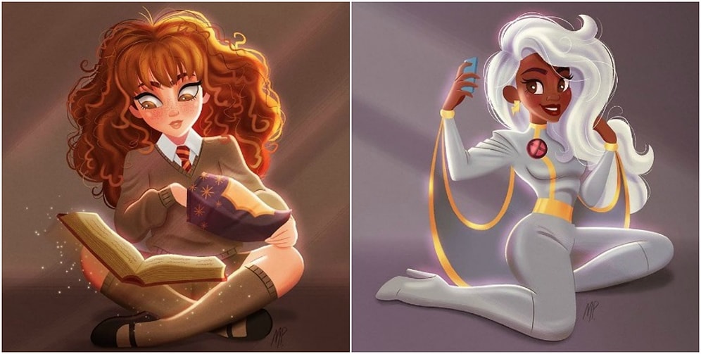 Нетривиальные арты: героини мультфильмов и кино в подростковом возрасте