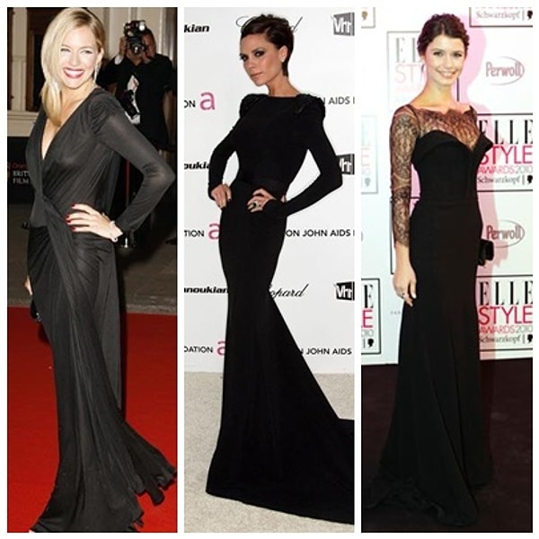 9. Похоронно-черные платья