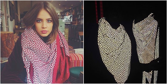 Шарф-невидимка - лучшая защита от папарацци