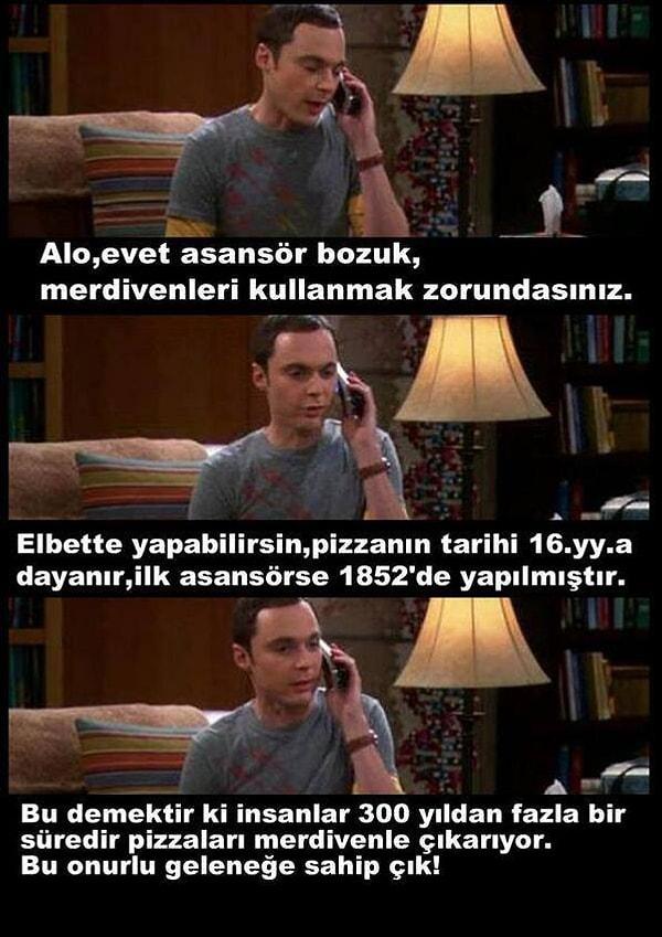 10. Sheldon ile uğraşılmaz