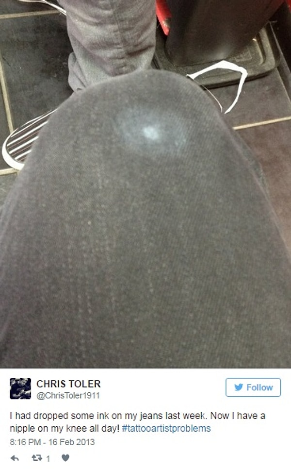 3. Чернила могут проникать даже сквозь одежду