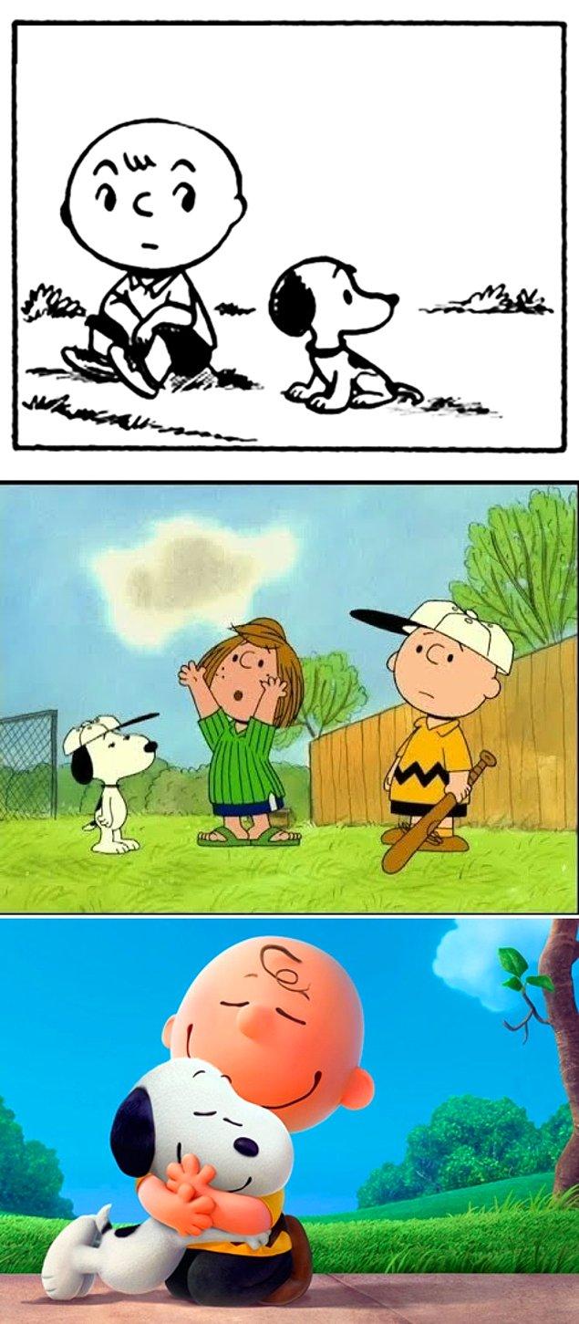 1. Snoopy ve Charlie Brown(Peanuts) - 1950'deki karikatür ve sonrasında gelen çizgi filmler