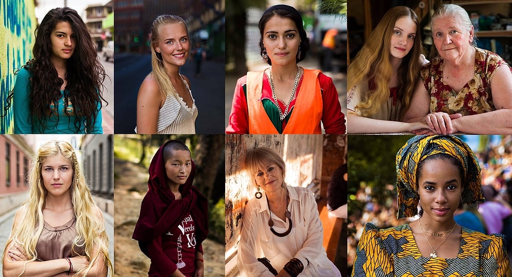 Güzelliği Her Yerde Arayan "Güzellik Atlası" Projesinde Yer Alan Türkiye'den Kadınlar