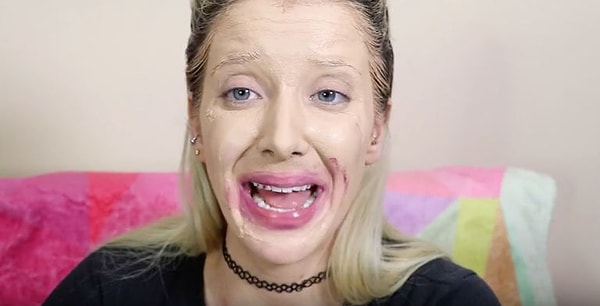 7. Если предыдущие снимки вас напугали, то дальше лучше не читать. Потому что дальше только хуже. Вот, например, Jenna Marbles.