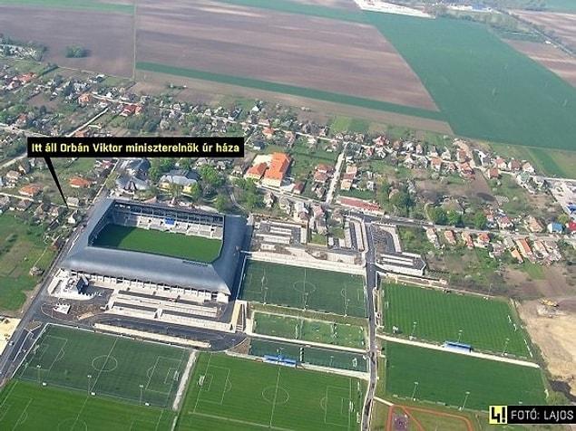 5. This gigantic football academy in Hungary.