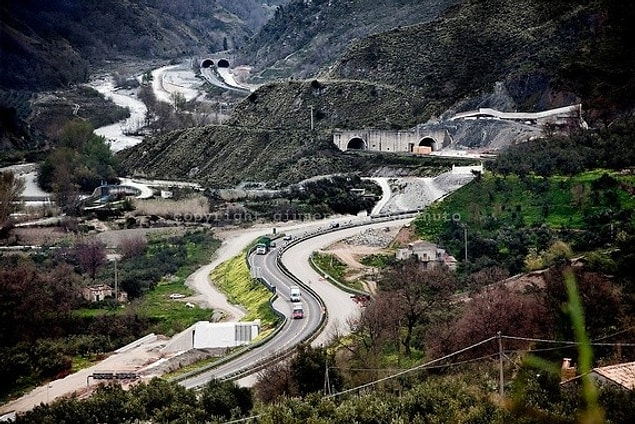 10. This Salemo-Reggio Calabria motorway in Italy.