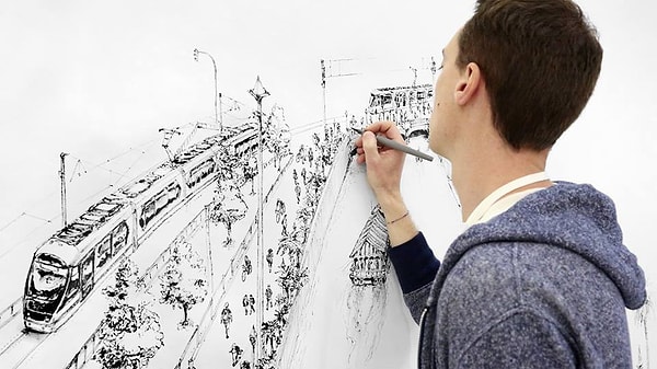 Daha önce de Tokyo, Paris gibi büyük şehirlerle çalışan sanatçının çalışmalarına Facebook adresinden ulaşabilirsiniz.