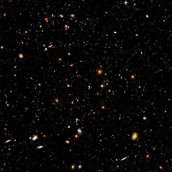 Bonus: Hubble teleskobundan gökyüzünün %0.000024'lük bölgesinde 10.000'in üzerinde gök ada fotoğrafı