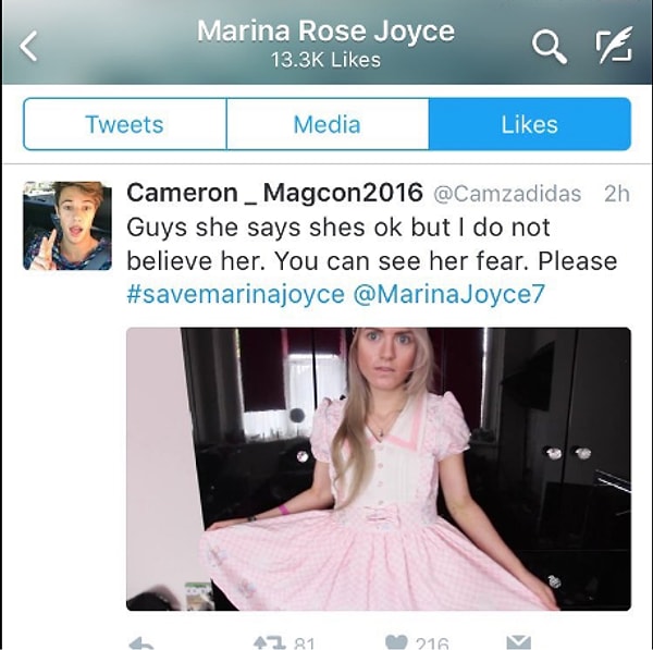 Следующее сообщение подписчиков выглядело так: "Если тебе угрожает опасность, поставь в описание своего Инстаграма кошку"