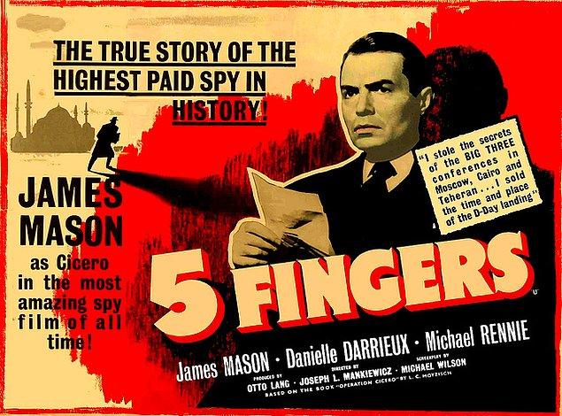 5. Five Fingers (1952)