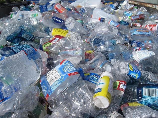 5. Those empty water bottles aren't to be recycled, at least not in the conventional sense.