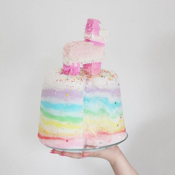 7. Hiç kimse doğum gününde pamuk şekerinden pasta yemeyecek kadar yaşlanmaz ki.🎉