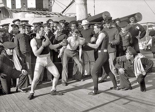 49. Amerikan Gemisinde Yapılan Boks Maçı, New York, 3 Temmuz, 1899