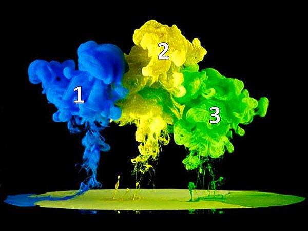 1. Kolay bir soru ile başlayalım! Bu renklerden hangisi iki ana rengin karışımından olur?