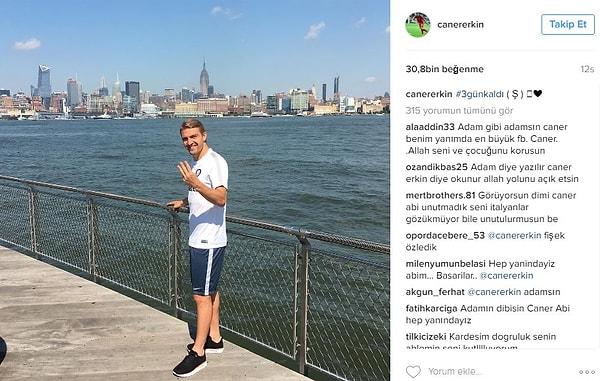 3. Bir dönem adı Şükran Ovalı ile aşk dedikodularına karışan Caner Erkin, dün Instagram'dan paylaştığı fotoğrafın altına "3 gün kaldı (Ş)" yazarak, iddiaları güçlendirdi.