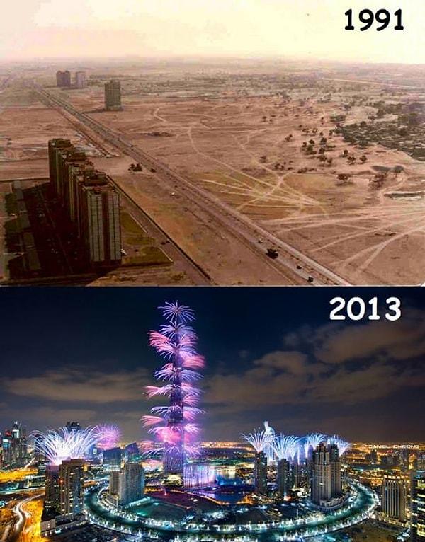 Dubai yeraltı zenginliğini nakde çevirdiğinden beri çok değişti. Kendine has acayip bir bölge oldu.