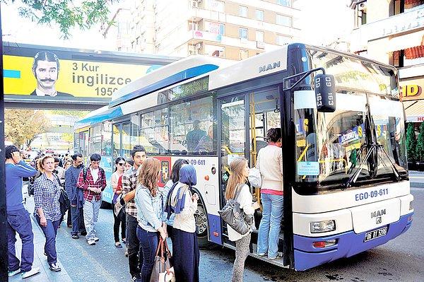 Ankara'da da ücretsiz toplu ulaşım süresi uzatıldı
