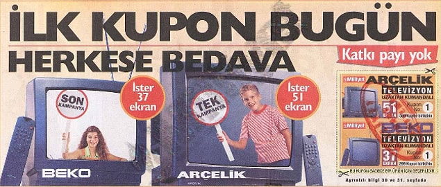 9. Promosyon ürün tanıtımları günlerce sürer ve ilk kuponun verileceği tarih herkesin beynine nakşedilirdi.