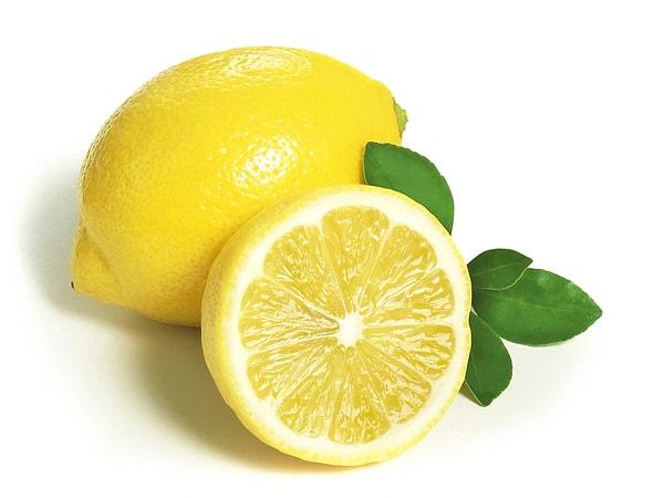 2. Limon.... Hemen ağzınız sulandı, suratınız ekşidi mi?