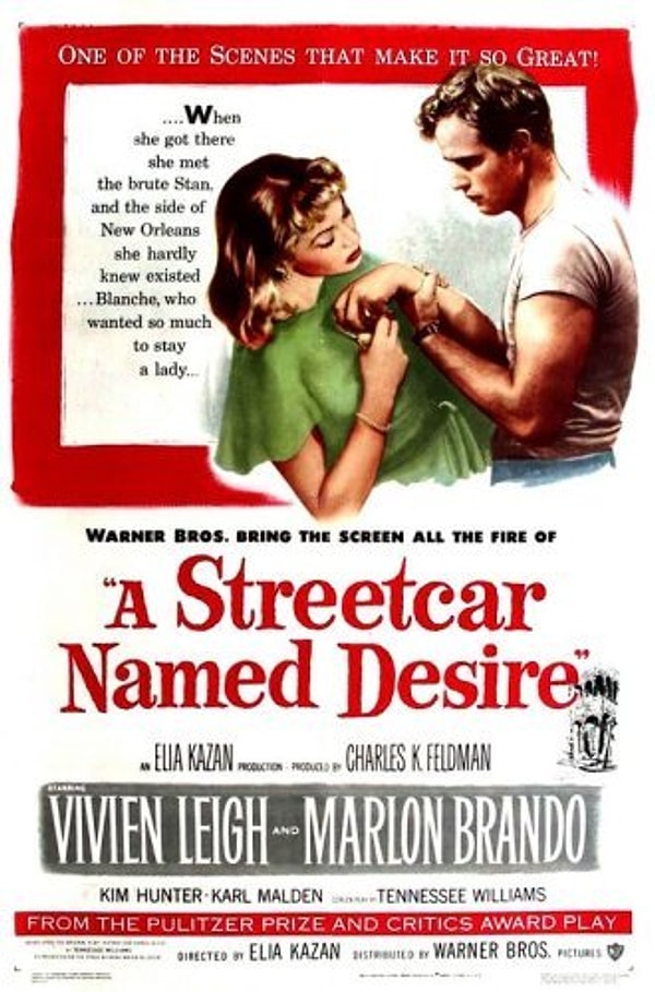 14. A Streetcar Named Desire (İhtiras Tramvayı), 1951