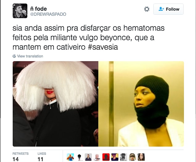 İddialara göre Sia'nın yüzünü kapatan peruk takmasının nedeni, Beyoncé'nin onun yüzünde yarattığı tahribattı!