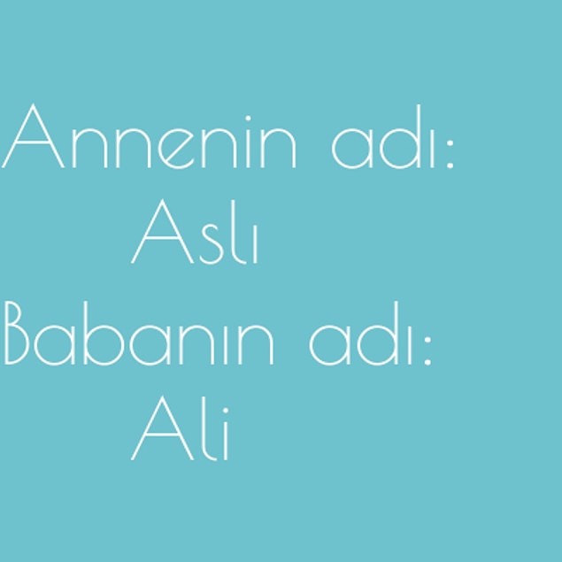 Aslı ve Ali!