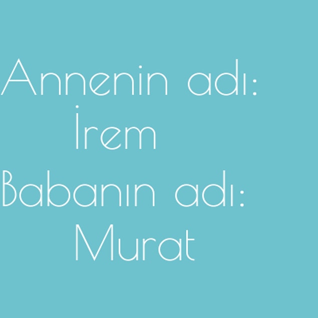 İrem ve Murat!