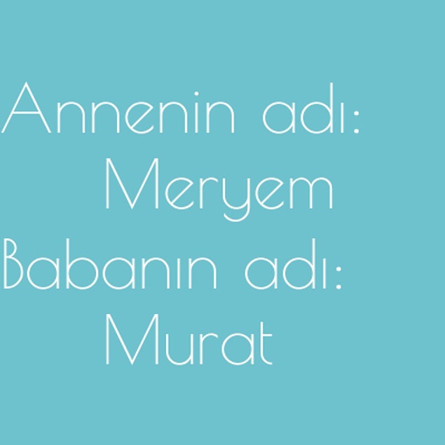 Meryem ve Murat!
