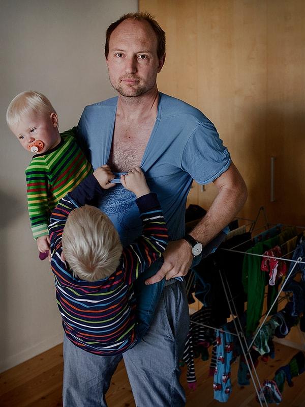 6. İşte İsveçli babaların ''babalık izni'' kullanırken gündelik hayatlarını anlatan fotoğraflar. ☺️