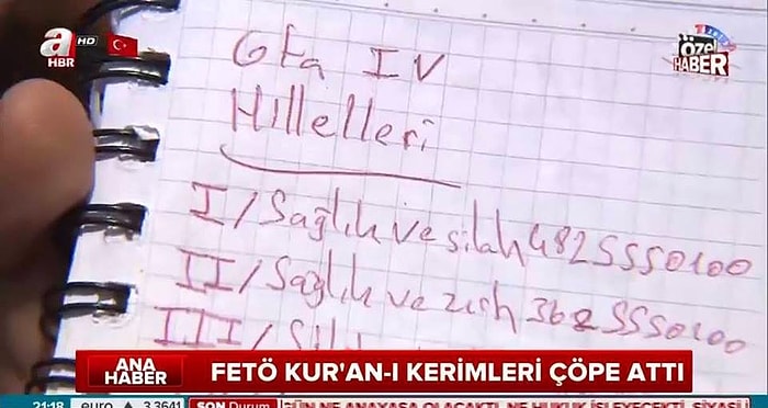 Defterde Yazan Oyun Hilelerini Darbenin Şifresi Sanan ATV Haber'i Mizahıyla Gömen 18 Kişi