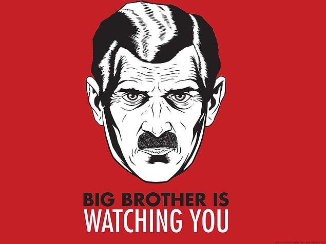 7. Orwell, kitabı yazdığı süreçte, gerçekten gözetim altında tutuluyordu.