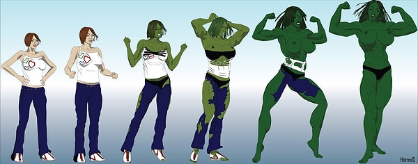 4. Девушка-Халк