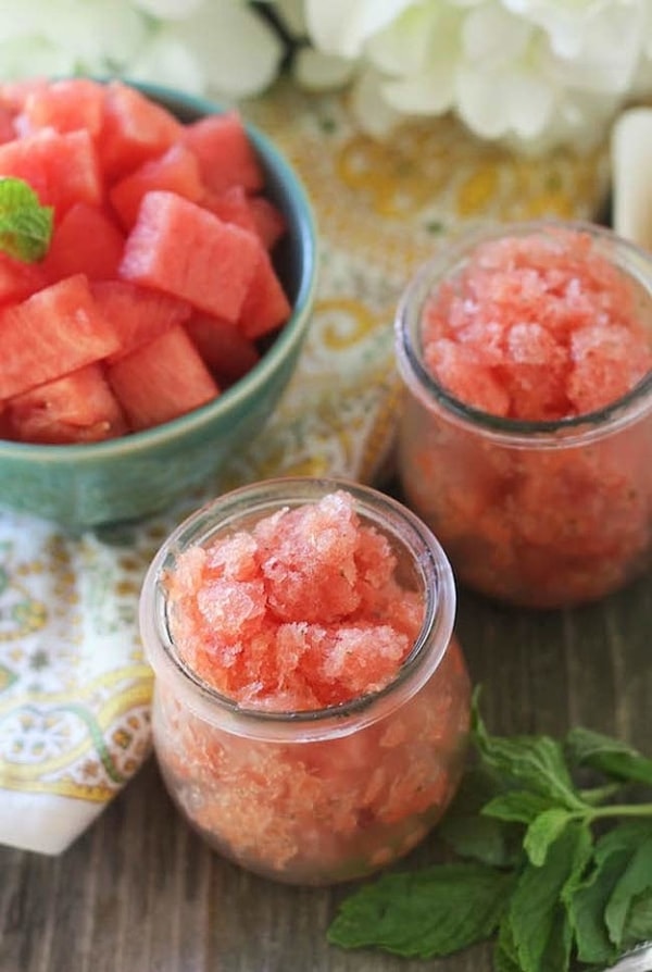 9. Арбузно-мятная гранита