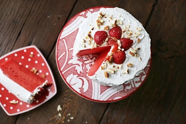 8. Арбузный торт