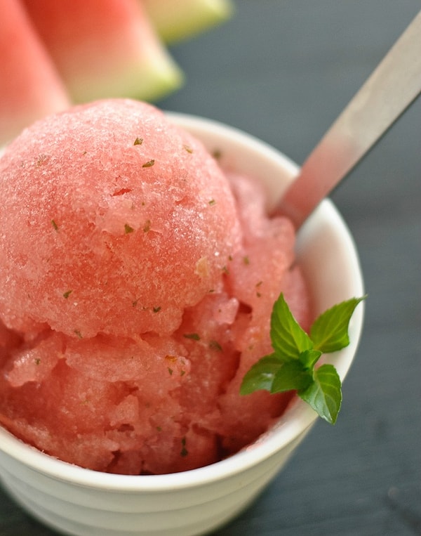 7. Арбузно-мятный щербет